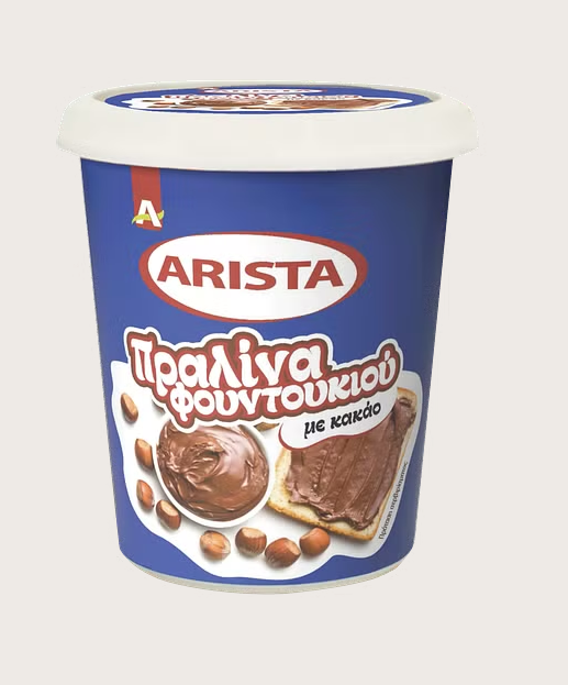 Κρέμα κακάο Arista με φουντούκια 400γρ.