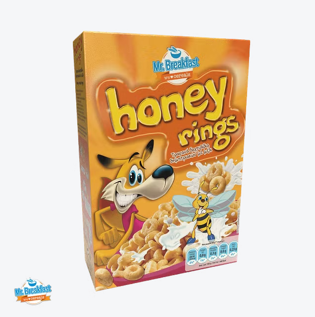 Mr. Breakfast Honey Rings 375G
