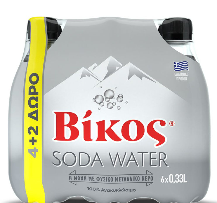 مياه صودا بيكوس 6 × 330 مل