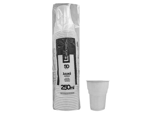 Plastic Cups 50X250ML