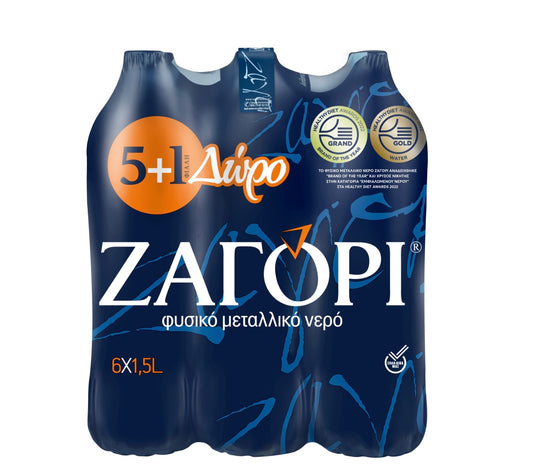 Zagori Water 5+1X1.5L