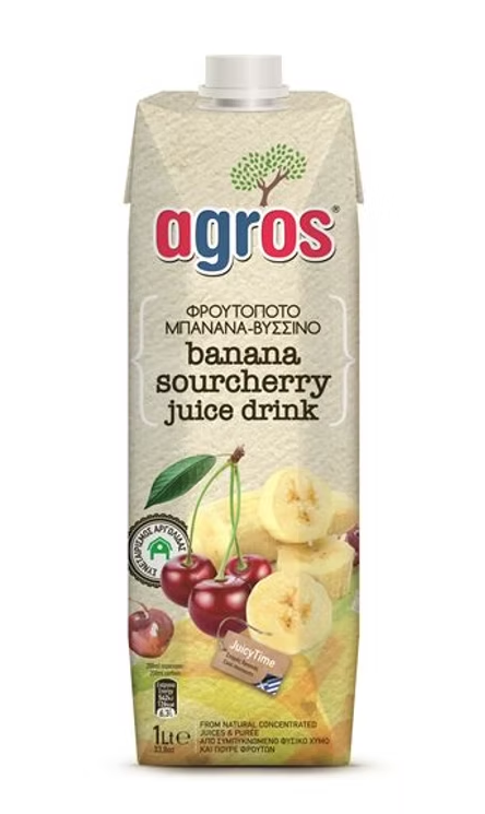 Agros Banana & Sourcherry 1L